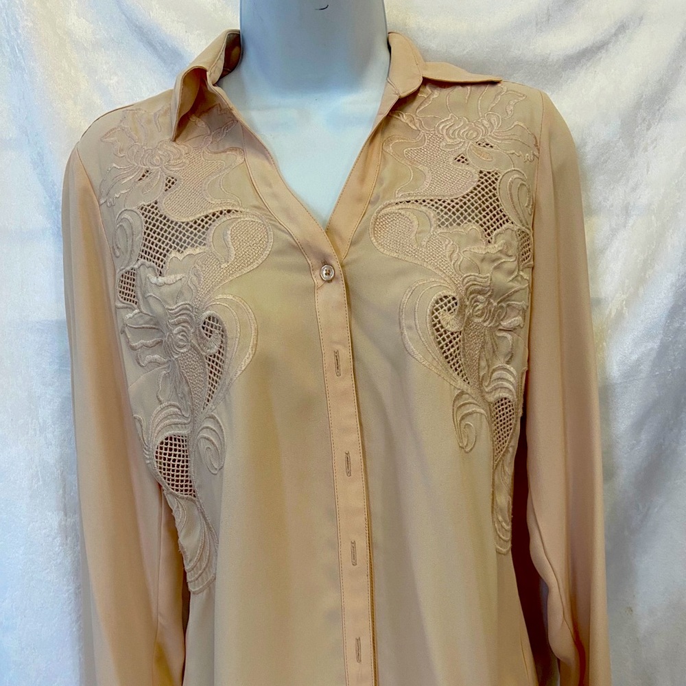 Woman’s button-up blouse